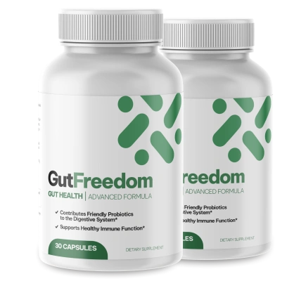 GutFreedom - 2 Bottles (60 Capsules Each)