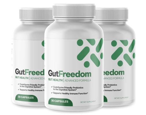 GutFreedom - 3 Bottles (60 Capsules Each)
